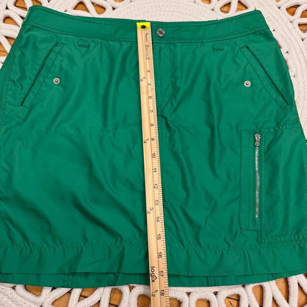 Ralph Lauren Golf Women's Green Skort Size‎ 12 Pleated Athletic Skirt